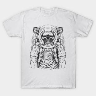 Skeletal astronaut T-Shirt